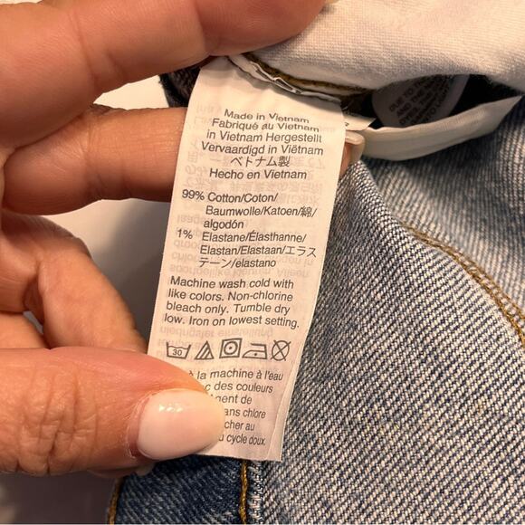 Madewell The Perfect Vintage Jean Raw Hem size 23 - Picture 8 of 11